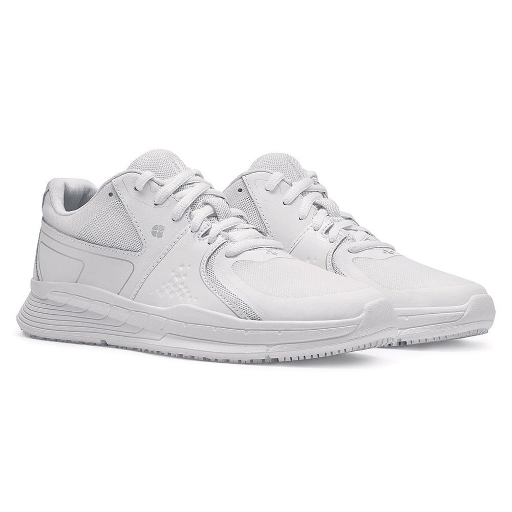 CONDOR WOMENS White Comfortable Durable Slip Resistant Metal Free Trainer S 5.5